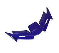 Motorcycle Front Fairing Winglet ABS Aerodynamic Sporty Design Headlight Protection Durable Replacement for YZF R15 V4 2022 and Up (Azul)