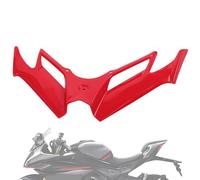 Motorcycle Front Fairing Winglets - Aerodynamic Side Wings for Enhanced Stability, Reduced Drag with Protective Function, Shark Fin Design for Bike Modification, Easy Install Kit, 7x3x1.5 Inches