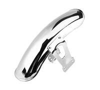 Motorcycle Front Fender Mud Flap Guard Fairing Mudguard Cover Universal Wide Fender 2Pcs for CG125 Retro Chrome