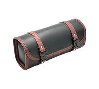 Motorcycle Front Fork Bag - Waterproof PU Leather Handlebar Headlight Pouch, Retro Riding Organizer Storage Pack | Durablee Weatherproof Utility Carrier Saddlebag Accessory Equipment, Touring
