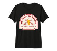 Motorcycle Garage Motorrad Service Parts Teile Biker Bike Camiseta Premium