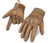 Motorcycle Gloves Full Finger Touchscreen,Wear Resistant Gloves,Hard Knuckle,for Outdoor Sports Riding Road Racing Mountaineering Climbing Motocross Racing Cycling,for Men And Women (Brown, XL)