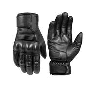 Motorcycle Gloves Winter Waterproof Leather Gloves for Men Thermal Warm Inner Touch Screen Motorbike Mountain Bike Bike Riding Gloves(Black,M)
