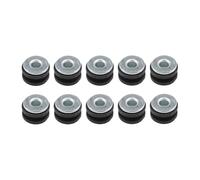 Motorcycle Grommets, Fairing Rubber Spacers, 0.73x0.73in Shock Absorbing Washers, Cowling Mount Replacements, Secure Screw Fit Design for Fairing, Component, Connection