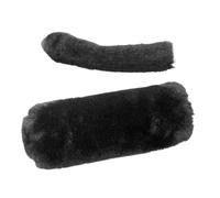 Motorcycle Hand Grip Cover - Anti Slip Plush Pad, Soft Handlebar Wrap, Thermal Plush Grip Sleeves | Cushion Comfort Guard for Commuting Urban Riding Cruising Adventure Outdoor Enthusiasts