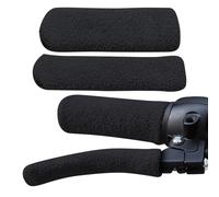 Motorcycle Handle Covers | Soft Plush Handlebar & Brake Lever Covers | Warm Hand Grip Cover For Cold Weather Riding, Commuting, Cruising, And Short Trips - For Men & Women