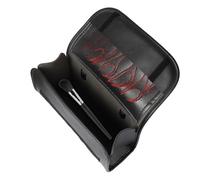 Motorcycle Handlebar Bag - Universal PU Leather Fork Storage Pouch | Waterproof Motorbike Tool Bag with Straps | Perfect For Motorcycle Front Fork Side Bar - Motorbike Saddle Accessory - Storage