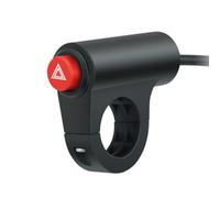Motorcycle Handlebar Button, Headlight and Urgent Light Controller, ABS Material, Time-Saving Solution, On/Off Button for Warning and Hazard Light, Necessity Motorcycle Accessories, 2.07 x 0.47 inches