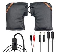Motorcycle Handlebar Gloves - 12V Waterproof Windproof Warm Muffs, Motorcycle Handle Warmers For Riding Commuting Daily Winter Sports Camping Gardening Cold-Weather Outdoor Adventure Travels