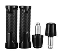 Motorcycle Handlebar Grips Ends Plug Slider Caps Compatible with Ninja 1000SX Z750 Z900 Z650 RS Z800 Z1000 R/SX Z400 Z300 Z250 Z125(Black Black Black)
