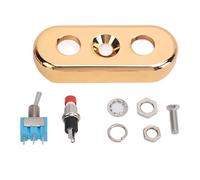 Motorcycle Handlebar Stop Start Switch Button, Self - Resetting Engine Kill Switch, Horn Light Control Lever for ATV UTV Dirt Bike with 1" or 7/8" Handlebars (Interruptor de botón e interruptor de 2