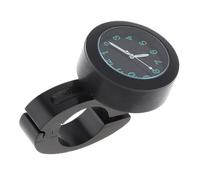 Motorcycle Handlebar Watch Mount - Handlebar Clock, Metal Handlebars Mounted Timepiece, Waterproof Shockproof Timekeeping Watch For Motorbike, Bicycle, Scooter, Outdoor Riding Accessories