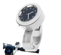 Motorcycle Handlebar Watch Mount With Metal Clock Bracket Waterproof Shockproof Compact Timekeeping Accessory For Cycling Riding Touring Outdoor Travel
