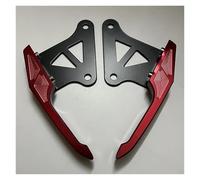 Motorcycle Handrail Passenger Handle CNC Aluminum Alloy Armrest Modification Accessories Compatible with MSX125(Red)