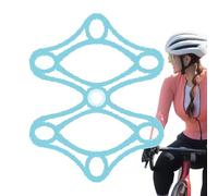 Motorcycle Hat Liner, Protective Padding Liner, Breathable Safety Cushion, Anti-Collision Soft Padding, Comfortable Protection, Outdoor Sports, Kids And Adult Riding Gear, 21.6x17.5cm 35g Blue