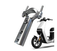 Motorcycle Headlight Mount, Universal Adjustable Spotlight Holder, Aluminum Alloy Mounting Bracket with Anti-Slip Clamp Design, for Motorbike Scooter Touring Riding Road Navigation