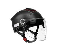 Motorcycle Helmet - Breathable Shock Absorbing Safety Headgear Lens All Season Electric Motorcycle Helmet For Men Women Adults Urban Commuting Street Riding