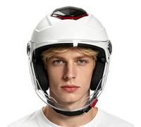 Motorcycle Helmet - Breathable Shock Absorbing Safety Headgear Lens All Season Electric Motorcycle Helmet For Men Women Adults Urban Commuting Street Riding
