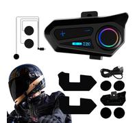 Motorcycle Helmet Earphones - Wireless Half Helmet Headset with, IPX6 Waterproof bluetoothCommunication System, Type C Charging, Clear Sound Riding Gear | Outdoor Cycling Touring Racing