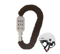 Motorcycle Helmet Lock,3-Digit Carabiner Keychain - Suitcase Password Lock - for Riders Travelers Men Motorcyclists Daily Commute Long Rides Gym Camping Fishing Travel Cycling
