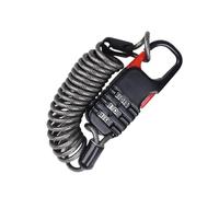 Motorcycle Helmet Lock, 3-Digit Combination Security with Retractable Cable, Portable Anti-Theft Lock for Helmets, Motorcycles, Travel and Parking Safety Accessory for Riders