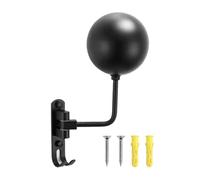 Motorcycle Helmet Rack, Wall Mounted Display Stand, 12 Inch Gear Organizer with Strong Hook, Metal Storage Rack with Easy Installation, Garage Accessory with Stylish Finish Multifunctional Holder