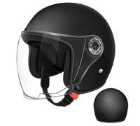 Motorcycle Helmet, Retro Half Helmet, Riding Lens Gear, Lightweight Construction, Breathable Padding, Perfect for Scooter Racing, Urban Commuting, All-Season Ridings Easy to Use