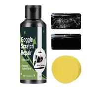 Motorcycle Helmet Scratch Paste, Helmet Lens Wax, Scratch Removal Repair Cream for Goggles Hard Hat Shine Restoration Exterior Cleaning Maintenance Protection Kit
