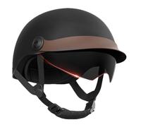Motorcycle Helmet Visor - Motorcycle Riding Headgear | Open Face Helmet Single Visor | Multi-Sport Collision Protection Motorcycles Safety Hat with Sun Visors - Quick Release Buckle