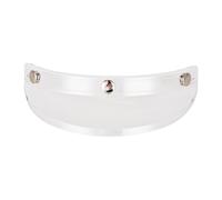 Motorcycle Helmet Visor - Sun Shade Shield for Riding | PP Three Clip Design, Easy Install Vintage Style Accessory, Fits 3/4 Retro Helmets, Motocross Half Face Gear for Men, Women, Outdoor