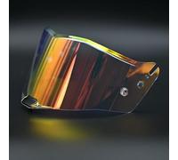 Motorcycle Helmet Visor Transparent Chrome Red Extra Shield Film FOR LS2 For FF805,práctico