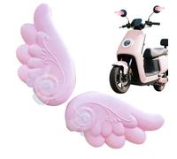 Motorcycle Helmet Wing, Cute Wind Power Ornament, Waterproof Mirror Decorative Accessory, Bike Car Truck Rearview Wing Sticker, Universal Vehicle Decor for Motorcycle Bicycle Electric Scooter Travel