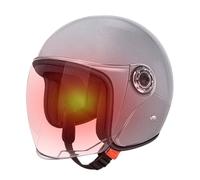 Motorcycle Helmets|Half Face Moped Helmet | Breathable Protective Gear with Visor for Scooter Riding Sportbike Commuting Outdoor Adventure