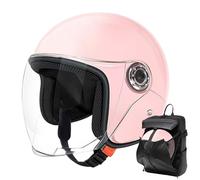 Motorcycle Helmets|Half Face Moped Helmet | Breathable Protective Gear with Visor for Scooter Riding Sportbike Commuting Outdoor Adventure