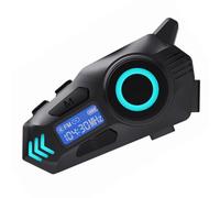 Motorcycle Intercom, Helmet Bluetooth Communication Headset with 500M Range