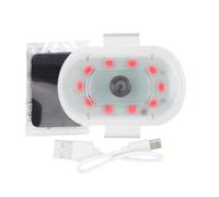 Motorcycle LED Warning Light - 3 Inch Rechargeable Vehicle Lamp | 7 Color Flashing Safety Light - touch control wireless LED Beacon for Motorcycles Cars Trucks Bikes Drones and Night Riding Visibility