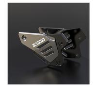 Motorcycle Left Right Plates Wing Cover Rear Pedal Heel Guards Compatible with Z900 Z 900 2017 2018 2019 2020 2021(1Pair Z900 LOGO-02)