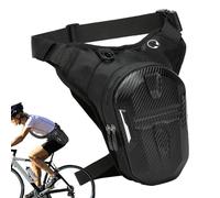 Motorcycle Leg Bag - Multi Function Sports Pouch Bag | Drop Leg Bаg Waist Pack, Expandable Storage Waist Bаg, Leather And Saddle, Suitable For Cycling, Hiking And Mountaineering.