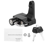 Motorcycle Metal Helmet Lock Antift con 2 teclas ideales para 696 796 1100 duradera elegante y conveniente
