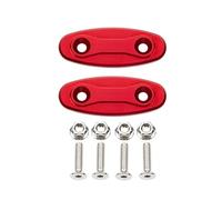 Motorcycle Mirror Chassis Rear View Mirror Hole Cover Decorative Code Cap Base Compatible with Suzuki GSX-R1000 600 750(Red)