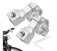 Motorcycle Mirror Mount | 2 Pieces Aluminum Alloy Universal Bracket
