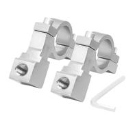 Motorcycle Mirror Mount - 2 piezas de aleación de aluminio, universal Bracket para motocicleta, espejo de rearview para el exterior de la pesca de la carretera, conmutación de viaje, ajuste ajustable