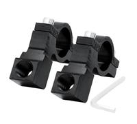 Motorcycle Mirror Mount - 2 piezas de aleación de aluminio, universal Bracket para motocicleta, espejo de rearview para el exterior de la pesca de la carretera, conmutación de viaje, ajuste ajustable