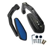 Motorcycle Mirror, Racing Accessory, Black Rearview Tool, Clear Vision, Adjustable Angle for Electric Vehicles, Road Bikes, Cycle Modification, Safety Riding, Rear Visibility, Daily Commute