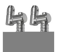 Motorcycle Mirror Risers, Rear View Mount Extenders, 360 Degree Adjustable Aluminum Parts, Vibration-Reducing Design, Mirror Extending Kit for Touring, Adventure, Riders, Present, 2 Pieces