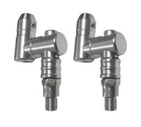 Motorcycle Mirror Risers, Rear View Mounts, 2.64in Adjustable Extension Parts, 360 Degree Rotation, Authentic Aluminum Construction for Outdoor Riders, Touring, Adventure, Bike Enthusiasts