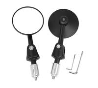 Motorcycle Mirrors 1 Pair Aluminum - Alloy Side Round Mount Motorcycle Rear