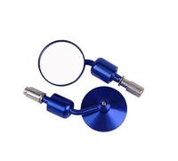 Motorcycle Mirrors CNC Aluminum Universal Handlebar End 7/8" Rear View Mirror For Honda For Street Bike For Scooter For E-bike Side Mirror,Espejo Moto Lateral(Blau)