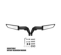Motorcycle Mirrors Stealth Winglets Mirror Kits To Rotate Adjustable Mirrors For YAMAHA For MT07/MT09/MT10-SP,Espejo Moto Lateral