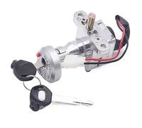Motorcycle Modified Universal Start Ignition Switch Electric Door Lock Key Switch Compatible with (Color : Anti-Theft 2 PIN, Size : 7)